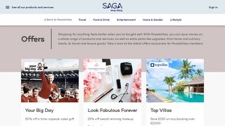 Member offers - Saga