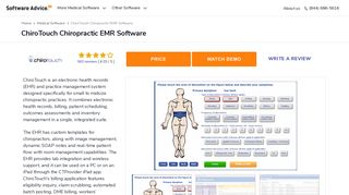 ChiroTouch Software - 2019 Reviews, Pricing & Demo