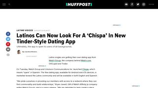 Latinos Can Now Look For A 'Chispa' In New Tinder-Style Dating ...