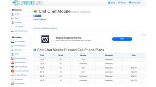 Chit Chat Mobile Prepaid Cell Phone Plans and Details ...