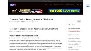 Choctaw Casino Resort - Online Casino