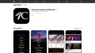 Choctaw Casinos and Resorts on the App Store - iTunes - Apple