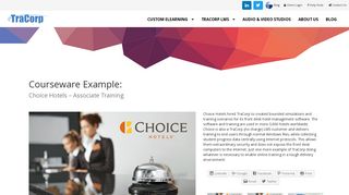 Choice Hotels – Associate Training | TraCorp