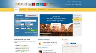 Choice Hotels: Hotels Australia | Comfort Inn | Quality | Clarion | Econo ...
