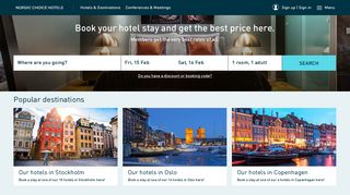 Nordic Choice Hotels - 198 hotels in the Nordics and the Baltic region