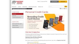 Personal Credit Cards | Members Choice Credit Union | Houston, TX