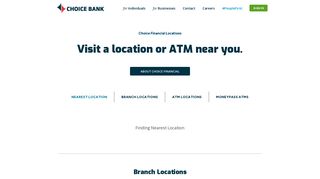 Choice Financial Locations - Choice Bank - North Dakota/Minnesota ...