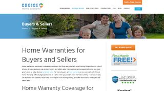 Home Warranty for Buyers and Sellers | Choice Home Warranty