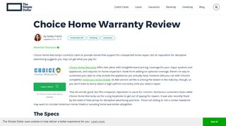 Choice Home Warranty Review 2017 - The Simple Dollar