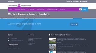 Choice Homes Pembrokeshire - ChoiceHomes Pembrokeshire