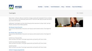 Travel Agents - Myer Hotels