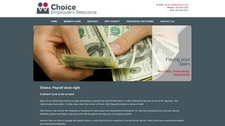 Payroll - CHOICE - Employer's Resource