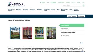 ACRL Choice | - American Library Association