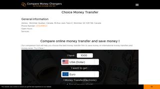 Choice Money Transfer- money transfer