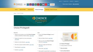 Choice Privileges | Choice Rewards | Choice Hotels Canada