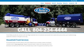Residential » Choice Waste Services