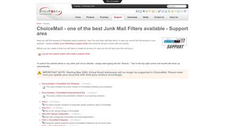 Choice Mail : ChoiceMail - one of the best Junk Mail Filters available ...