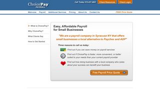Small Business Payroll Services by ChoicePay Payroll - Syracuse ...