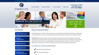 CHOICE HR Homepage