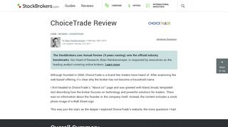 ChoiceTrade Review | StockBrokers.com
