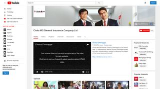 Chola MS General Insurance Company Ltd - YouTube