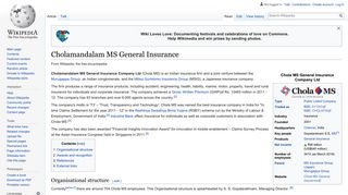 Cholamandalam MS General Insurance - Wikipedia