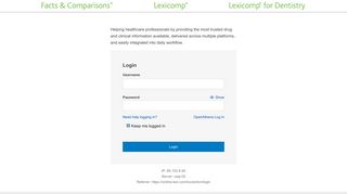 Login - Lexicomp