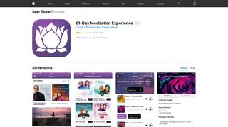 21-Day Meditation Experience on the App Store - iTunes - Apple