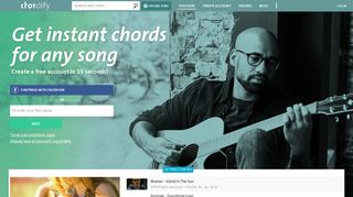 Chordify: Instant chords for any song