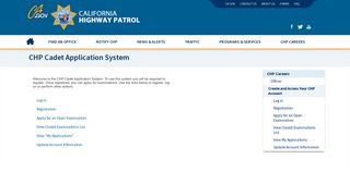 CHP Cadet Application System