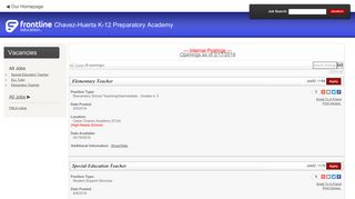 Chavez-Huerta K-12 Preparatory Academy - Frontline Recruitment