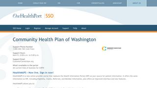 Community Health Plan of Washington - OneHealthPort