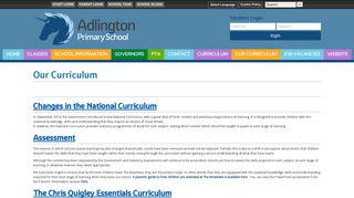 Adlington Primary School: Our Curriculum