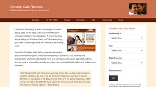 Christian Cafe Dating - ChristianCafeDating.com