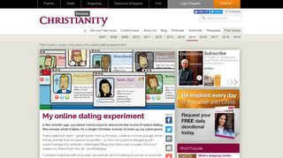 My online dating experiment - Premier Christianity