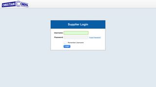 Supplier Product Administration Login - Christian Cinema