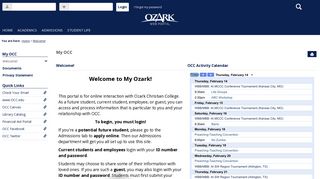 My OCC - Ozark Christian College