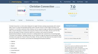 Christian Connection | Largest Christian Dating Site | Cost Information