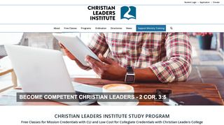 Christian Leaders Institute Study Program