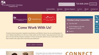 Careers at Christian Living Communities