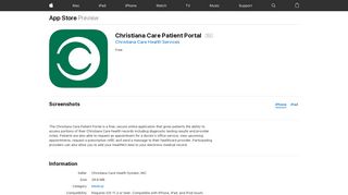 Christiana Care Patient Portal on the App Store - iTunes - Apple
