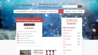 Christian Cafe Review January 2019 - Scam or ... - DatingScout.co.uk