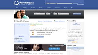 ChristianLifestyle.com - Christian Dating Personals Site for Singles ...