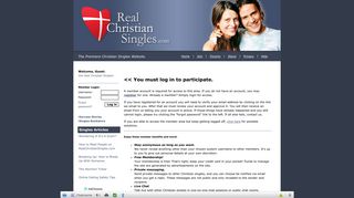 Log in - Real Christian Singles
