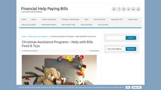 Christmas Assistance Programs - Financial Help Paying Bills