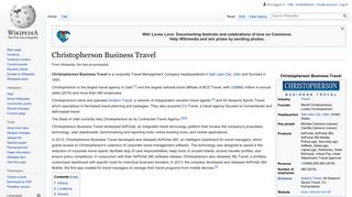 Christopherson Business Travel - Wikipedia