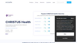 CHRISTUS Health - Email Address Format & Contact Phone Number