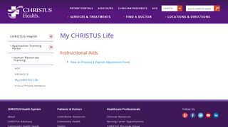 My CHRISTUS Life - CHRISTUS Health