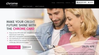 Make your credit future shine with the new Chrome credit card