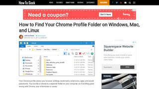 How to Find Your Chrome Profile Folder on Windows, Mac, and Linux